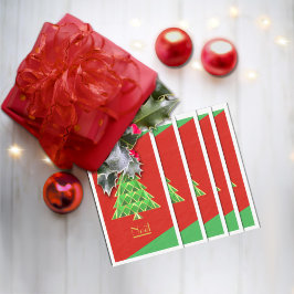 Guardanapo De Papel Red Green Joyoux Noel