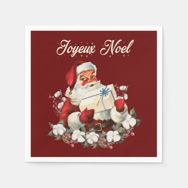 Guardanapo De Papel Red Joyeux Noel (Frente)