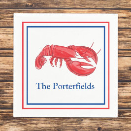 Guardanapo De Papel Red Lobster Fronteira Festa Personalizada