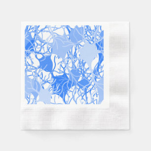 Guardanapo De Papel Rede Neural Neurônios Azuis