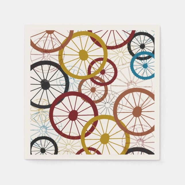 Guardanapo De Papel Redondo e Redondo (Frente)