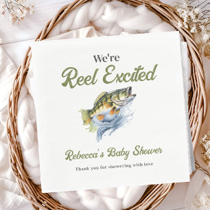 Guardanapo De Papel Reel Excitou Grande Chá de fraldas Pescador De Pei