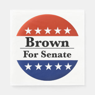 Guardanapo De Papel Reeleja Sherrod Brown para o Senado dos EUA 2024