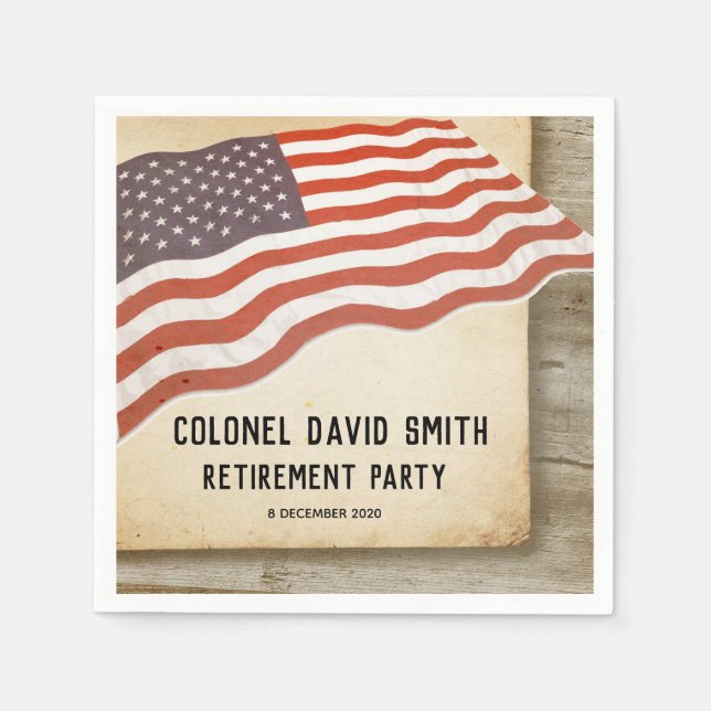 Guardanapo De Papel Reforma Militar, Exército, Papel de Cocktail Napki (Frente)