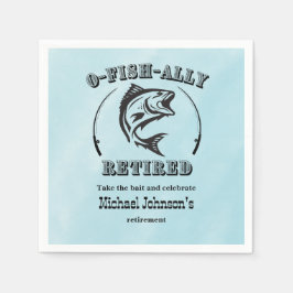 Guardanapo De Papel Reforma pesca divertida e reformada com o peixe-al