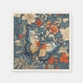 Guardanapo De Papel Regal Butterfly Amidst William Morris Floral