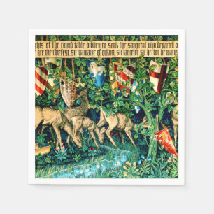 Guardanapo De Papel Rei Medieval Arthur William Morris