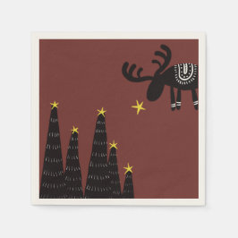 Guardanapo De Papel Reindeer found the star