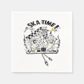 Guardanapo De Papel Relógio Cuckoo Hora da Ska