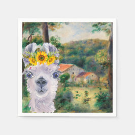 Guardanapo De Papel Renoir Environs de Briey e o Rico Llama