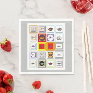 Guardanapo De Papel Repetição do bule