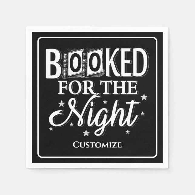 Guardanapo De Papel Reservado Para A Noite (Frente)