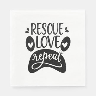 Guardanapo De Papel Resgate Love Repete Dog Paw