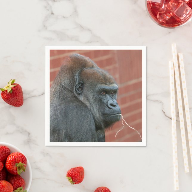 Guardanapo De Papel Resilient Gorilla Mãe (Insitu)