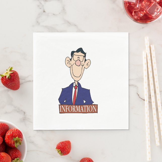 Guardanapo De Papel Responsável pela informação (Criador carregado)