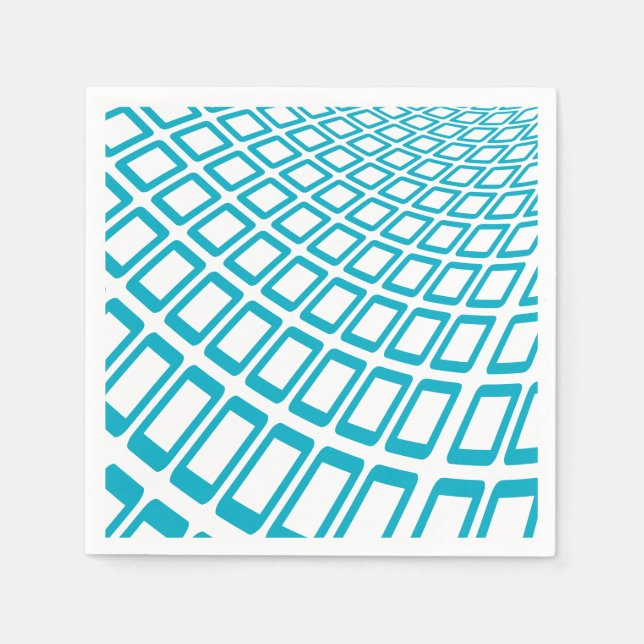 Guardanapo De Papel Retângulos Modernos Nápoles (Frente)