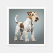 Retrato De Um Cabelo De Fio De Fox Terrier