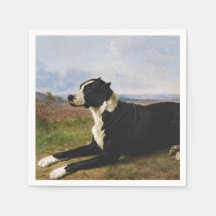 Retrato de um Cachorro Mastiff Labrador (Rosa Bonh