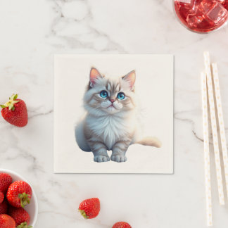 Guardanapo De Papel Retrato Personalizado de Pet 