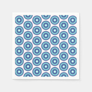 Guardanapo De Papel Retro Azul