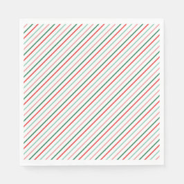 Guardanapo De Papel Retro Bebê Está Frio Lá Fora Listras de Natal