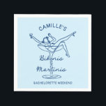 Guardanapo De Papel Retro Bikinis e Martinis Bachelorette Fim de Seman<br><div class="desc">Celebre em estilo com estes divertidos Retro Bikinis e Martinis Bachelorette Weekend Napkins! Perfeito por adicionar um talento vintage à sua festa,  esses guardanapos são excelente para uma fuga de meninas. Itens correspondentes no design do partido Cava.</div>