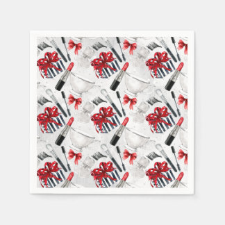 Guardanapo De Papel Retro Composição Girly Trendy Colorous