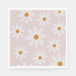 Guardanapo De Papel Retro Daisy Party Napkin