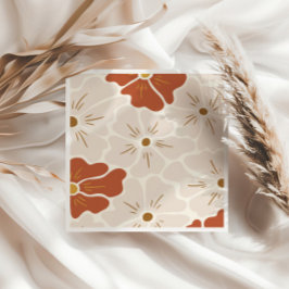 Guardanapo De Papel Retro Groovy Boho Baby in Bloom