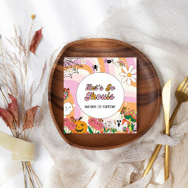 Guardanapo De Papel Retro Grooy Vamos para o dia de aniversário das br