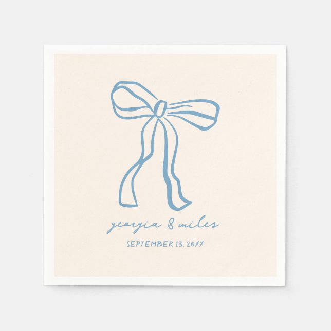 Guardanapo De Papel Retro-Mão Desenhada Casamento Napkins (Frente)