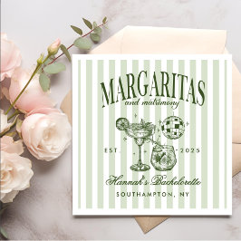 Guardanapo De Papel Retro Moderno Margaritas e Matrimony Strike Bach