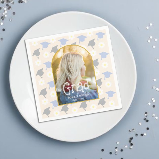 Guardanapo De Papel Retro Peach Graduation (Criador carregado)