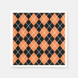 Guardanapo De Papel Retro Vintage Orange Happy Halloween Party Napkins