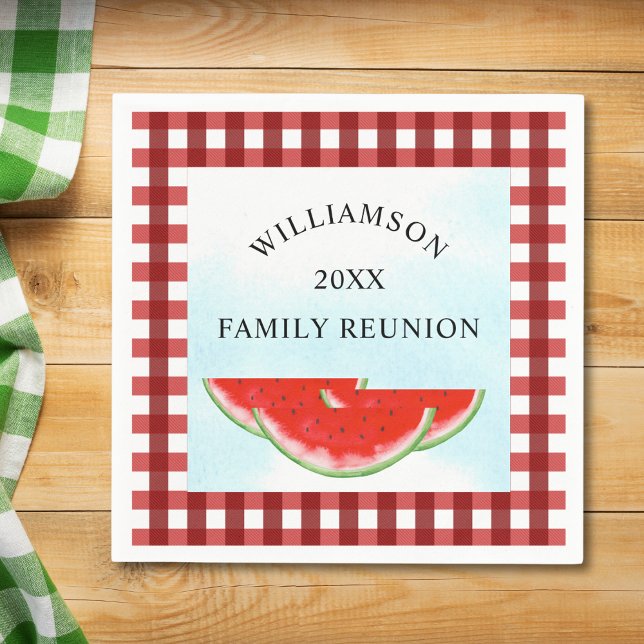 Guardanapo De Papel Reunião da Família Watermelon (Criador carregado)