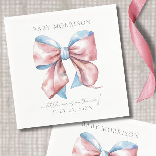 Guardanapo De Papel Revelação de Gênero Elegant Bow