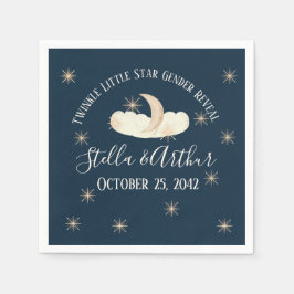Guardanapo De Papel Revelação de Gênero Twinkle Little Star - Celestia