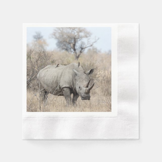 Guardanapo De Papel Rhino Branco (Frente)