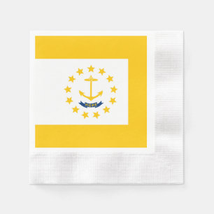 Guardanapo De Papel Rhode Island State Flag Design