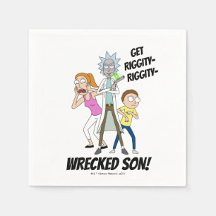 Guardanapo De Papel RICK E MORTY™ Rick, Morty e Verão