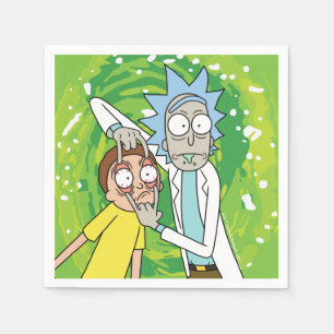 Guardanapo De Papel RICK E MORTY™   Veja Isso