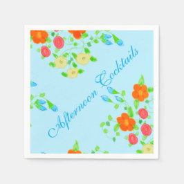 Guardanapo De Papel Rico à tarde colorido