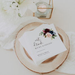 Guardanapo De Papel Rico clássico Coma Bebida Casamos