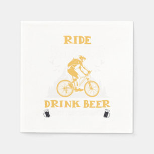 Guardanapo De Papel Ride Bikes Bebe Cerveja Bicicleta Montanha Present