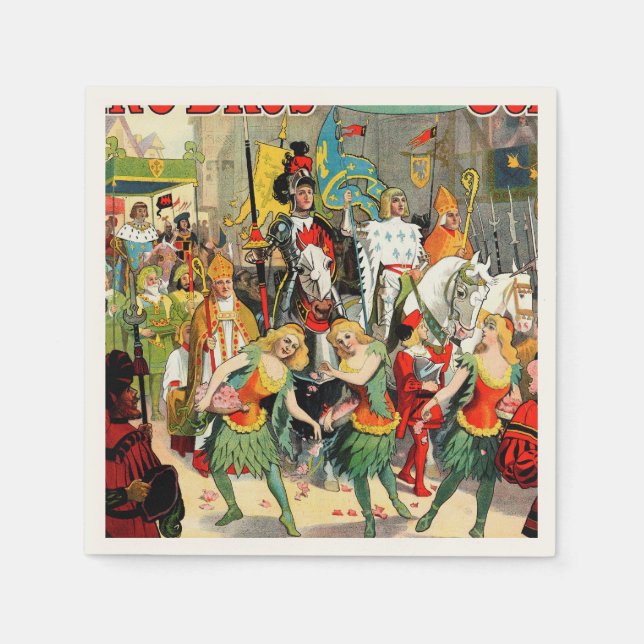 Guardanapo De Papel Ringling Bros: Joan of Arc (Frente)