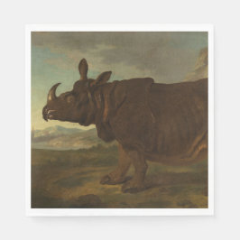 Guardanapo De Papel Rinoceronte (Rhino) (Animal Selvagem) (por J.B. Ou