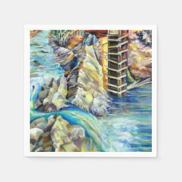 Guardanapo De Papel Rio Colorado Rocky Mountain River Crystal Mill