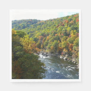 Guardanapo De Papel Rio Ohiopyle no outono II do outono do outono de P