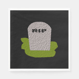 Guardanapo De Papel RIP Tombstone Paper Napkins