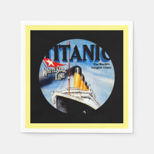 Guardanapo De Papel RMS Titanic Viagem Ad